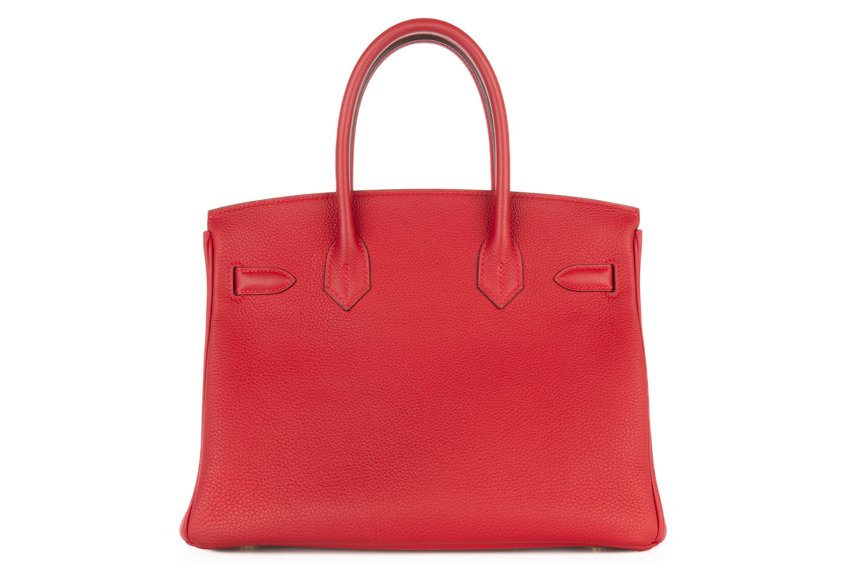 Hermès Birkin 30 Rouge Vif Togo Gold Hardware - view 3