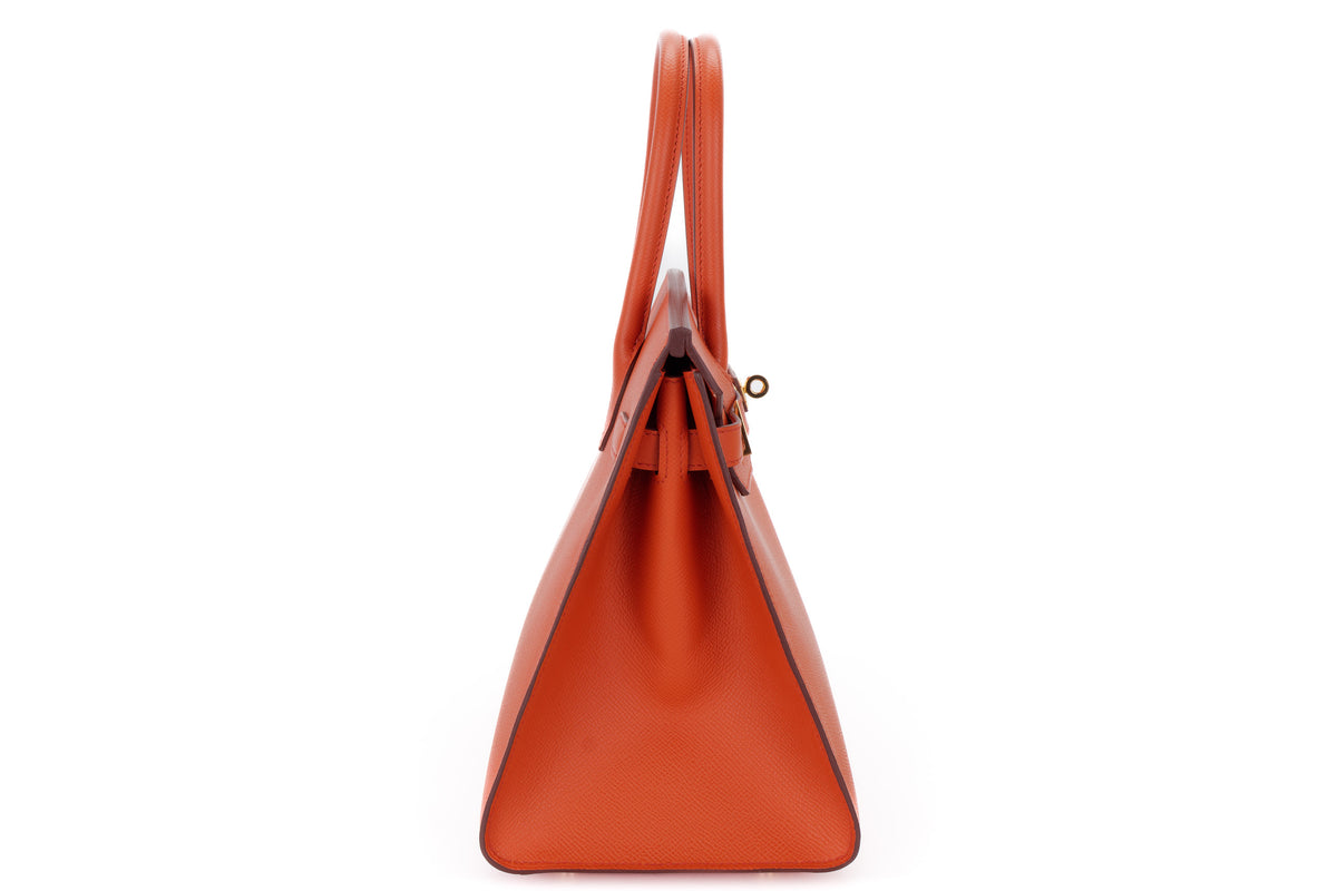 Hermès Birkin 30 Terre Battue Epsom Sellier Gold Hardware - view 5