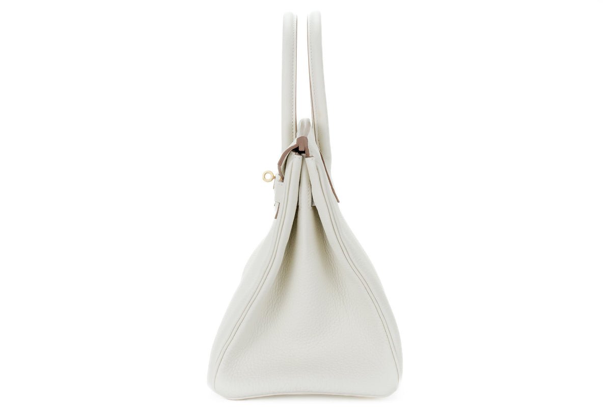 Hermès Birkin 30 Mushroom Togo Gold Hardware - view 4