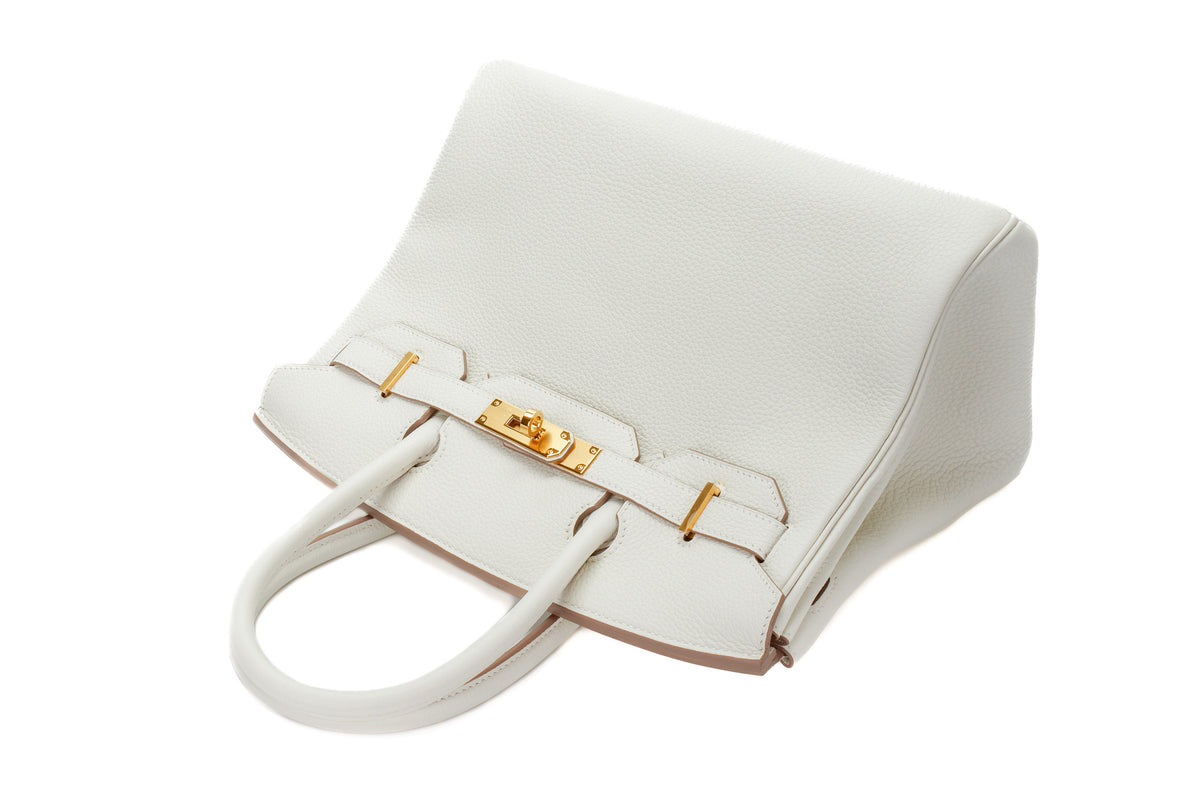 Hermès Birkin 30 Mushroom Togo Gold Hardware - view 8