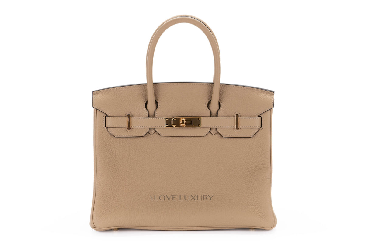 Hermès Birkin 30 Trench Clemence Gold Hardware - view 1