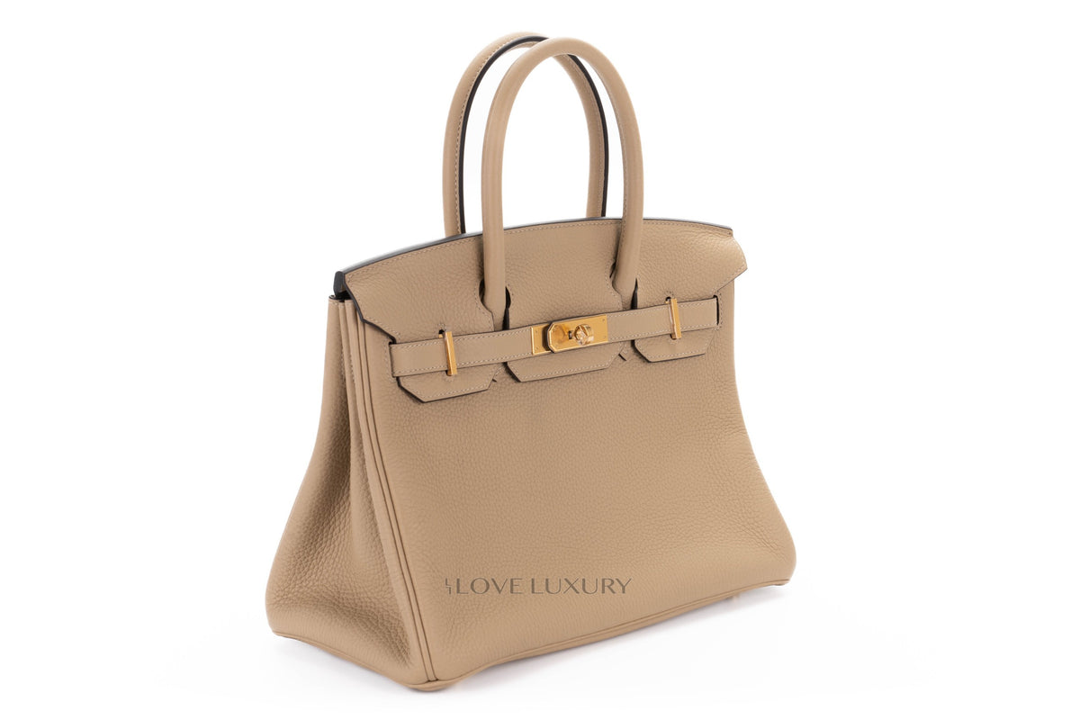 Hermès Birkin 30 Trench Clemence Gold Hardware - view 2