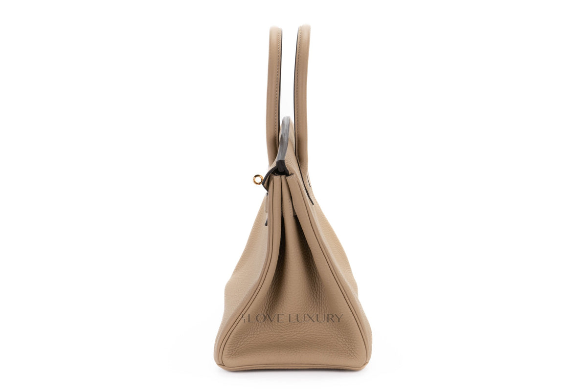 Hermès Birkin 30 Trench Clemence Gold Hardware - view 4
