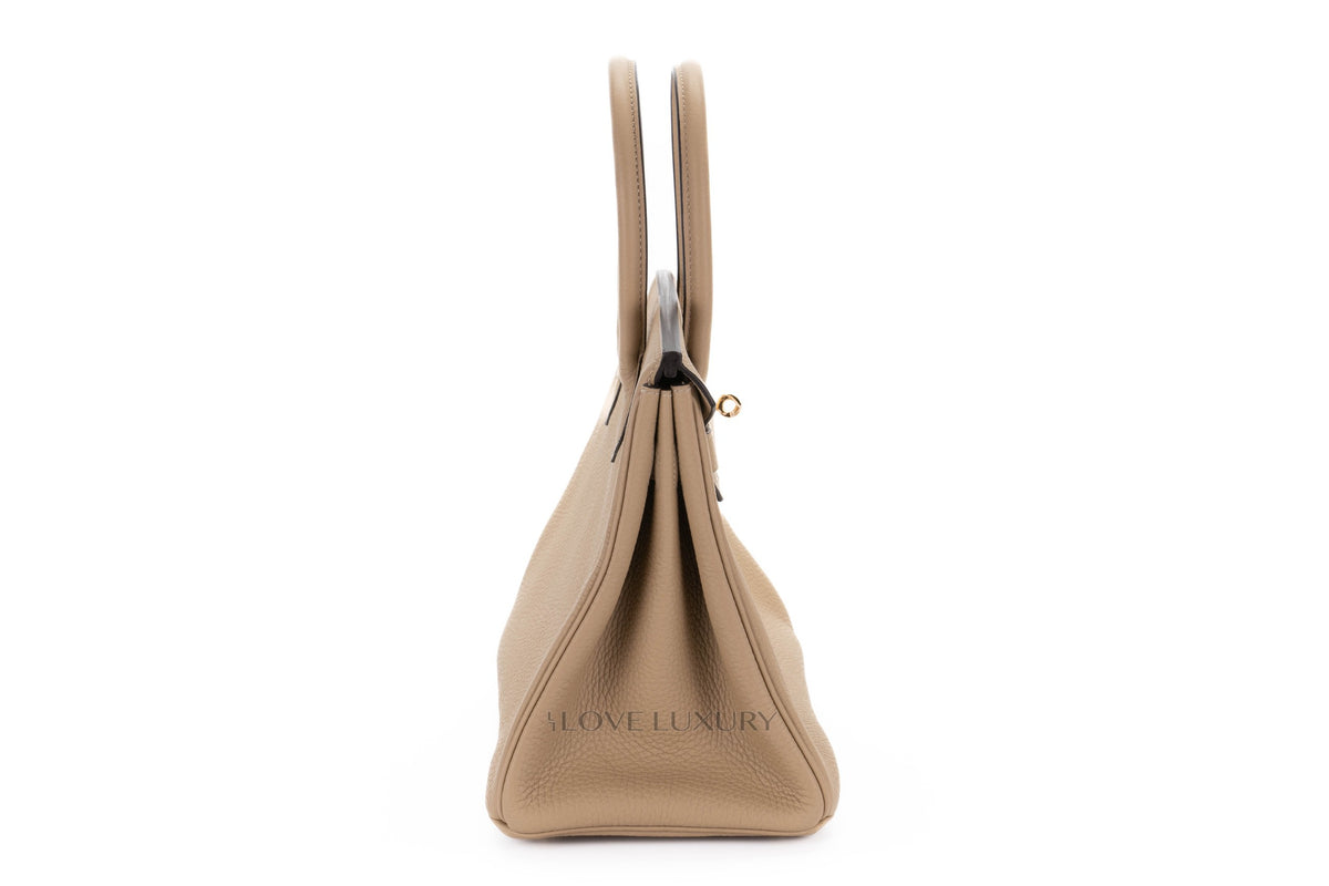 Hermès Birkin 30 Trench Clemence Gold Hardware - view 5