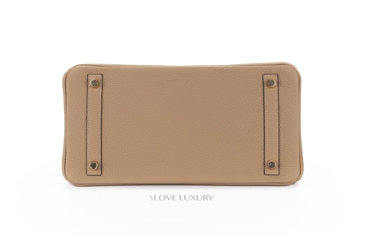 Hermès Birkin 30 Trench Clemence Gold Hardware - view 6