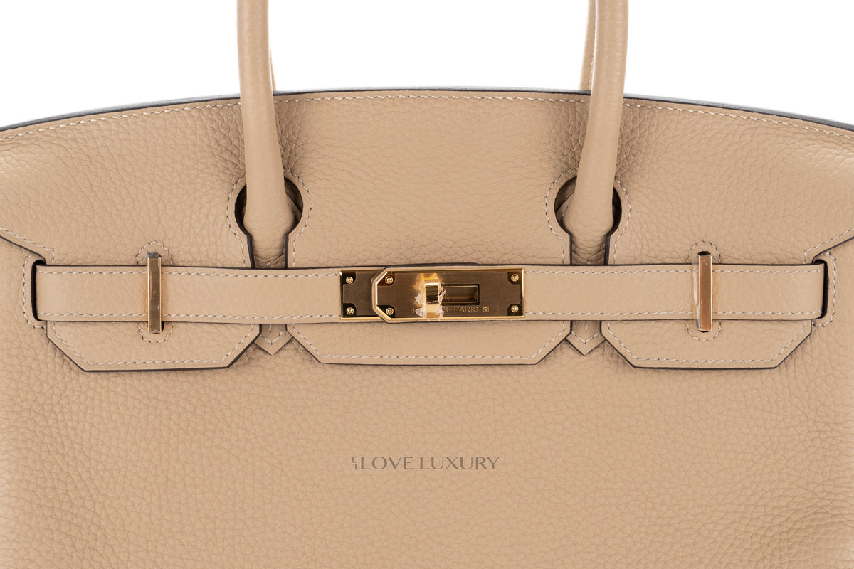 Hermès Birkin 30 Trench Clemence Gold Hardware - view 8