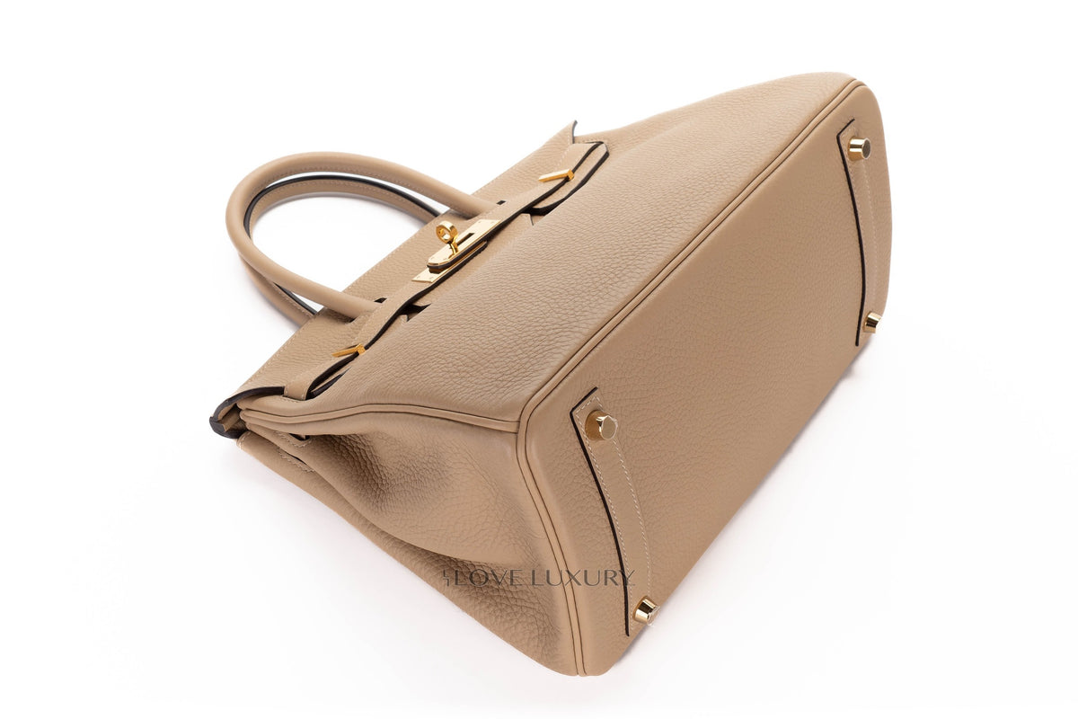 Hermès Birkin 30 Trench Clemence Gold Hardware - view 10