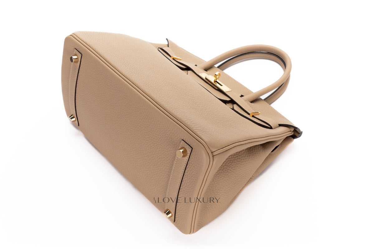 Hermès Birkin 30 Trench Clemence Gold Hardware - view 11