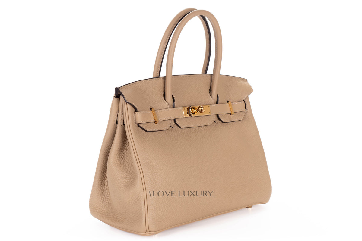 Hermès Birkin 30 Trench Clemence Gold Hardware - view 2