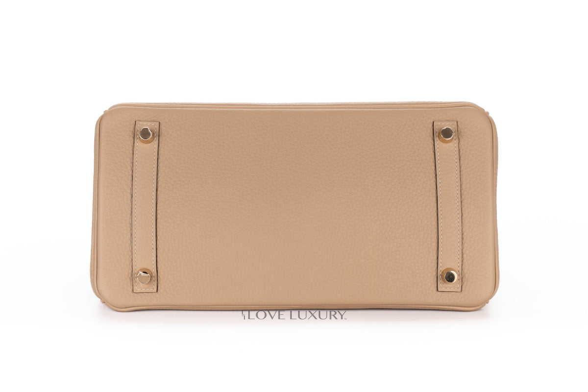 Hermès Birkin 30 Trench Clemence Gold Hardware - view 6