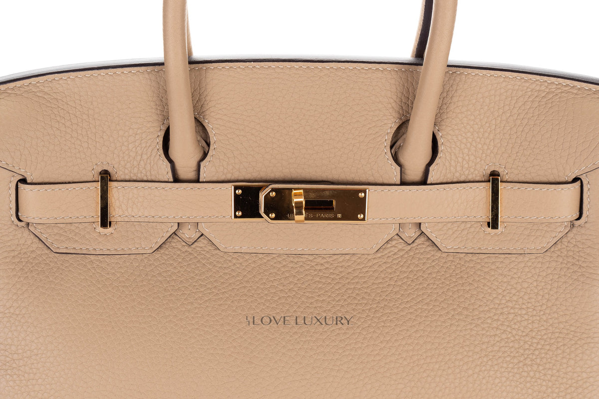 Hermès Birkin 30 Trench Clemence Gold Hardware - view 7