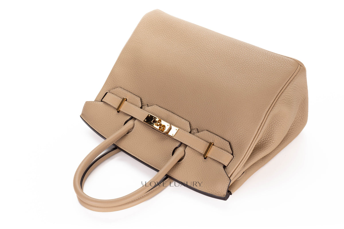 Hermès Birkin 30 Trench Clemence Gold Hardware - view 8