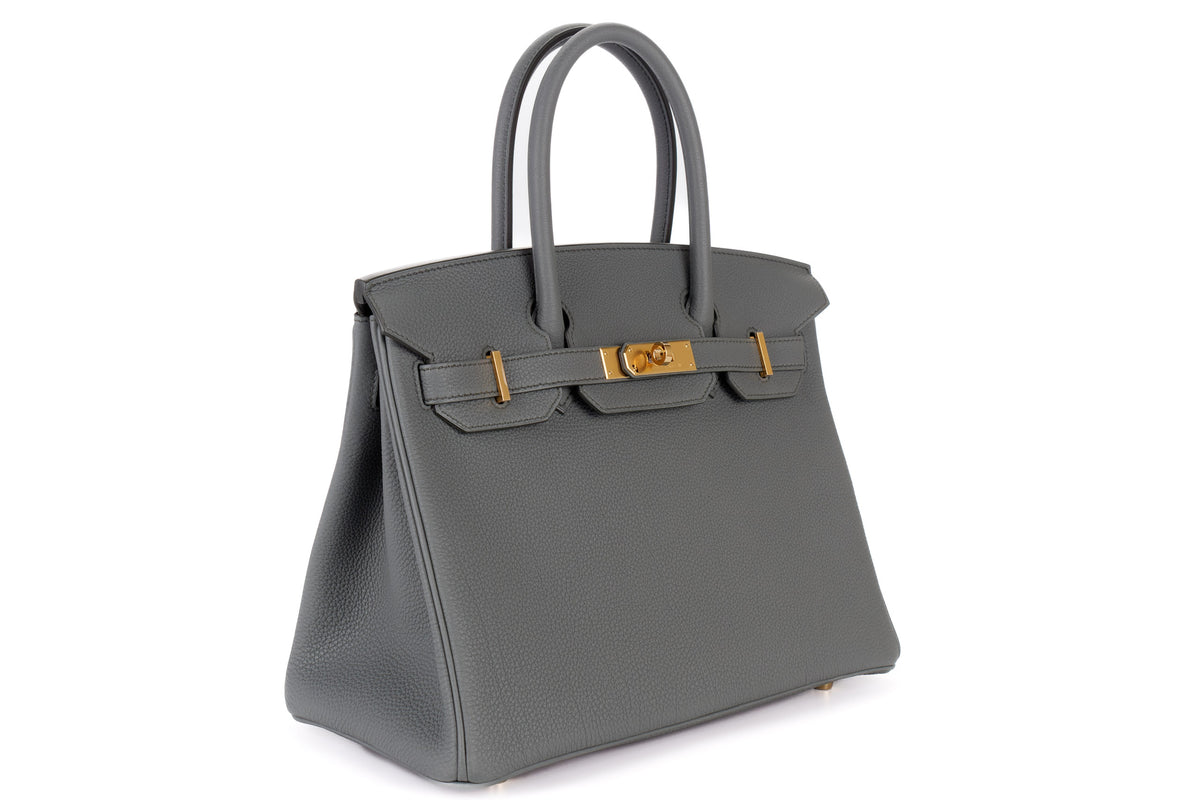Hermès Birkin 30 Vert Amande Togo Gold Hardware - view 2
