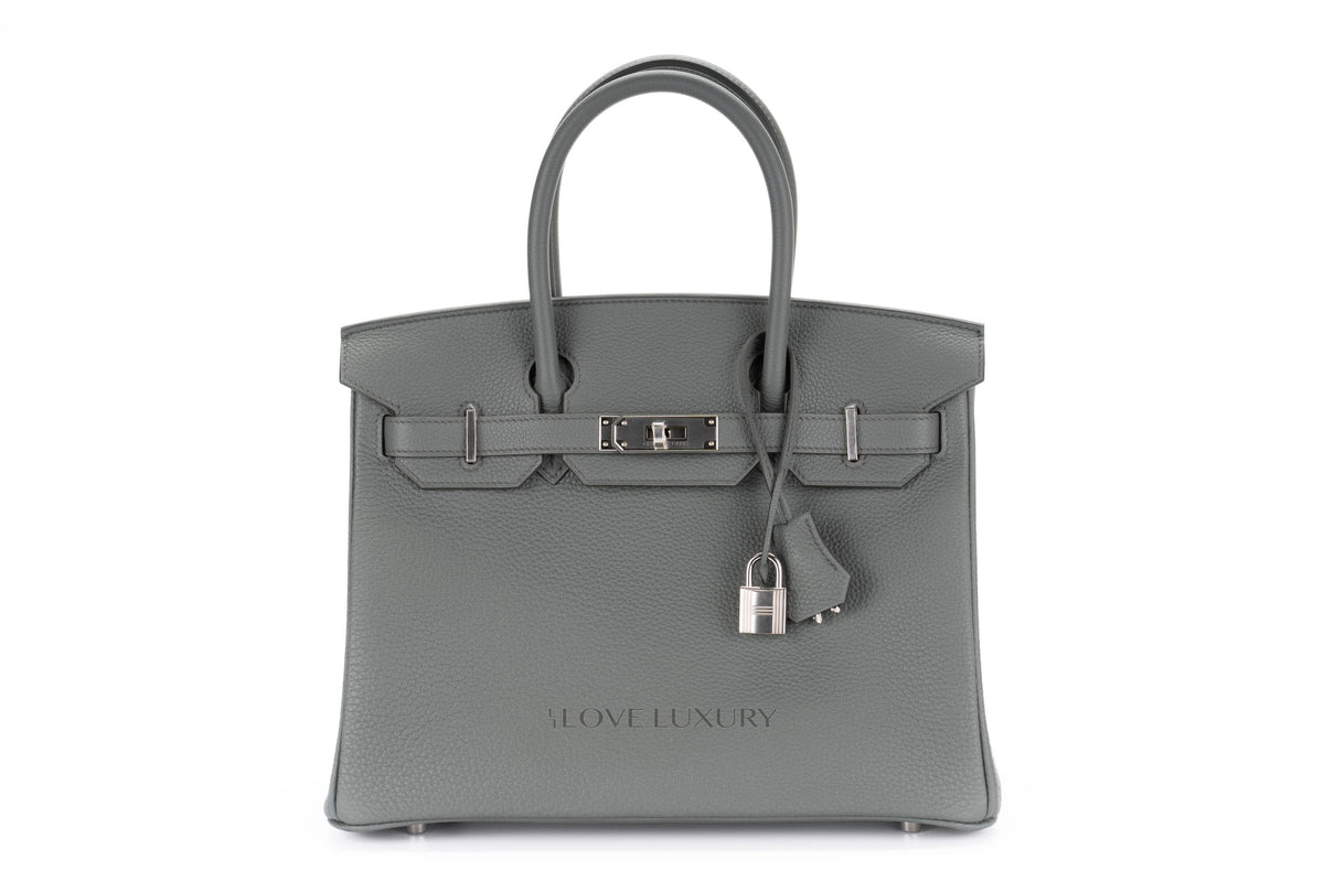 Hermès Birkin 30 Vert Amande Togo Palladium Hardware - view 1