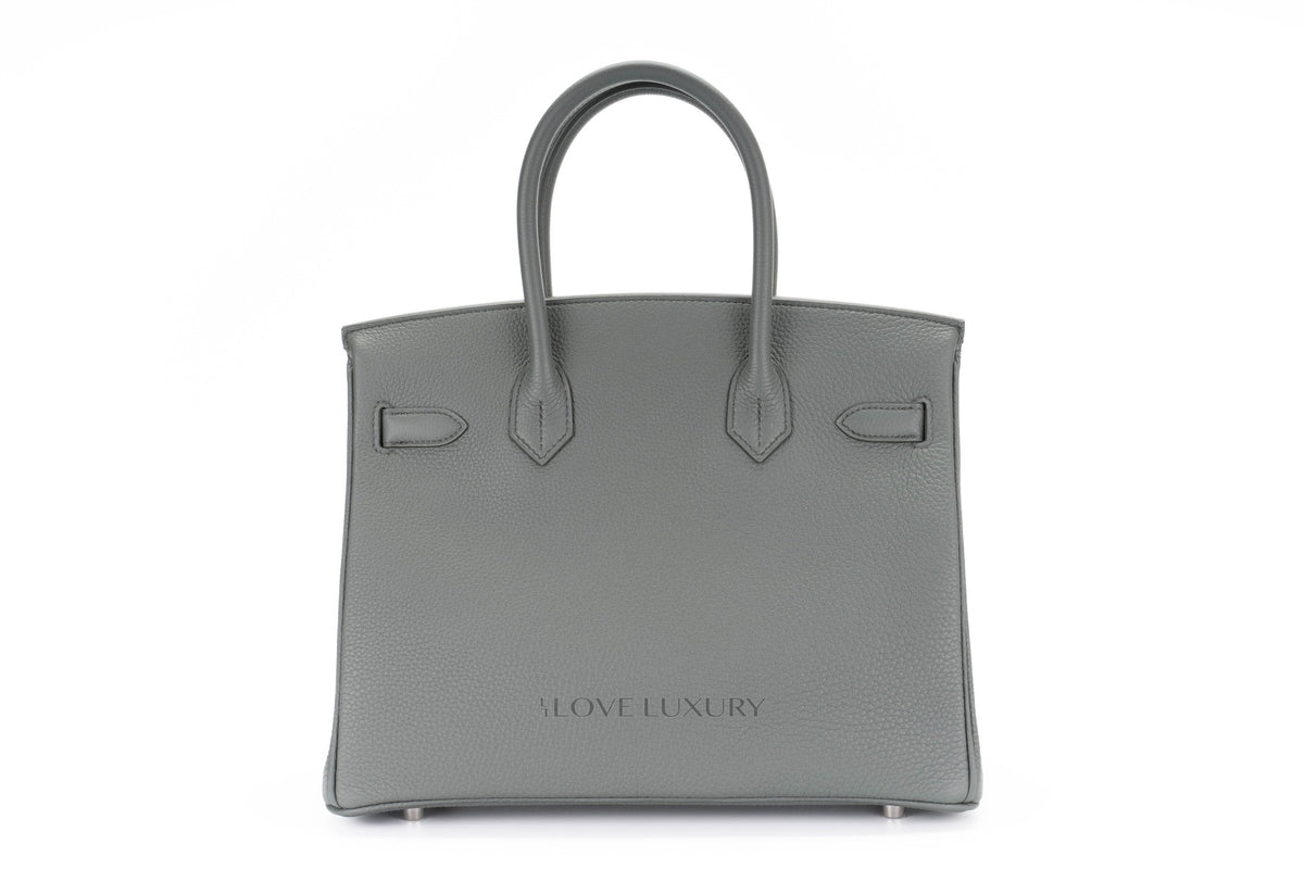 Hermès Birkin 30 Vert Amande Togo Palladium Hardware - view 3