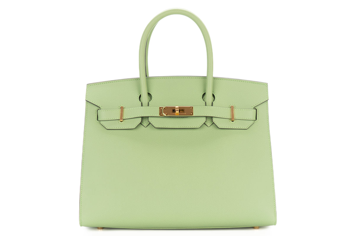 Hermès Birkin 30 Vert Criquet Epsom Sellier Gold Hardware - view 1