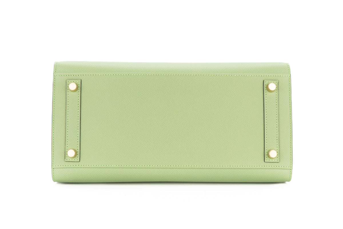 Hermès Birkin 30 Vert Criquet Epsom Sellier Gold Hardware - view 6