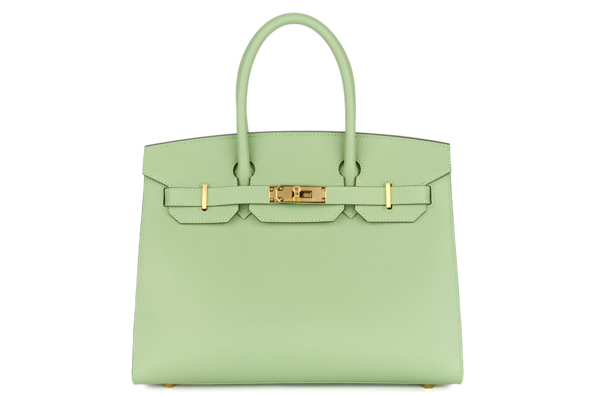 Hermès Birkin 30 Vert Criquet Epsom Sellier Gold Hardware - view 1