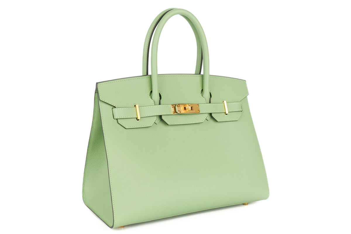 Hermès Birkin 30 Vert Criquet Epsom Sellier Gold Hardware - view 2