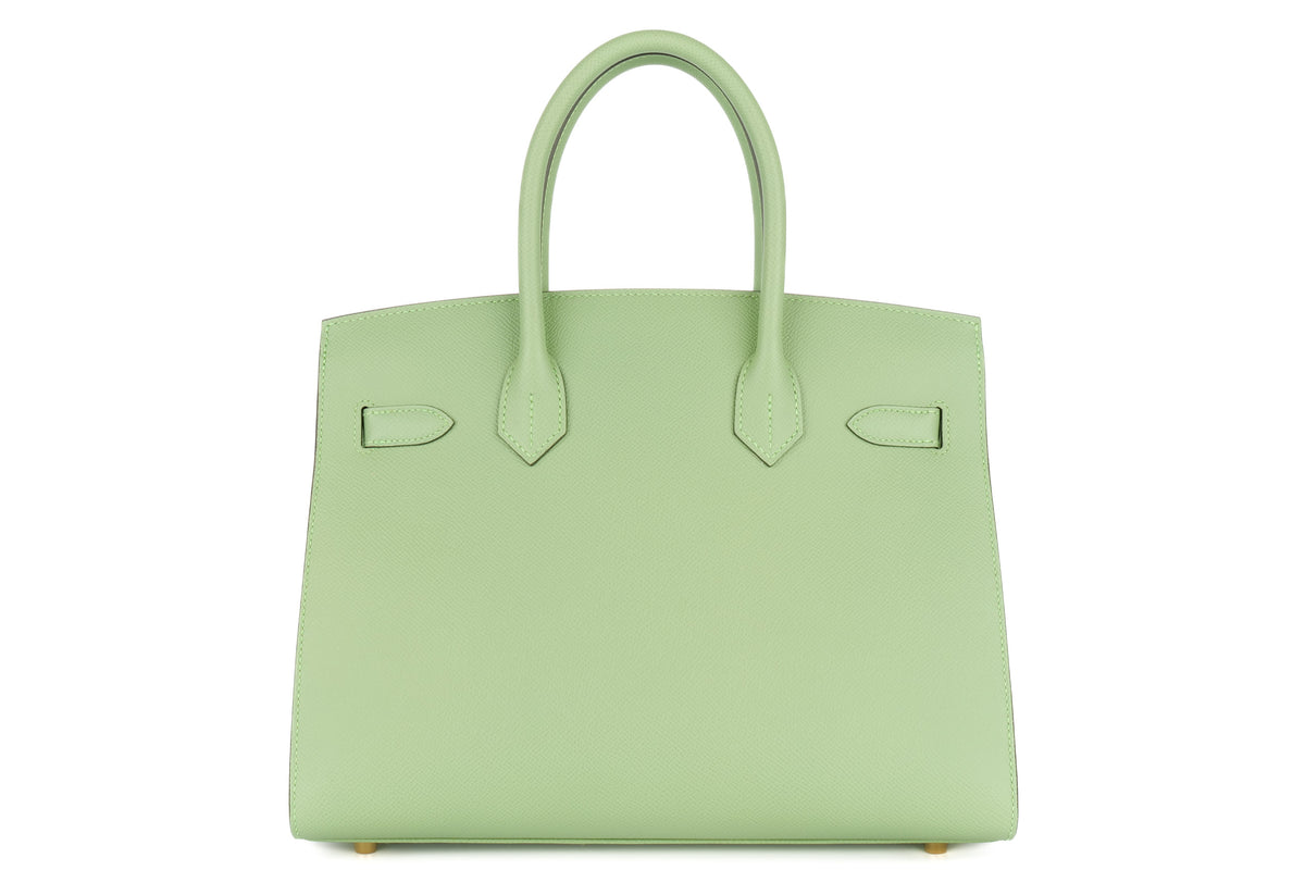 Hermès Birkin 30 Vert Criquet Epsom Sellier Gold Hardware - view 3