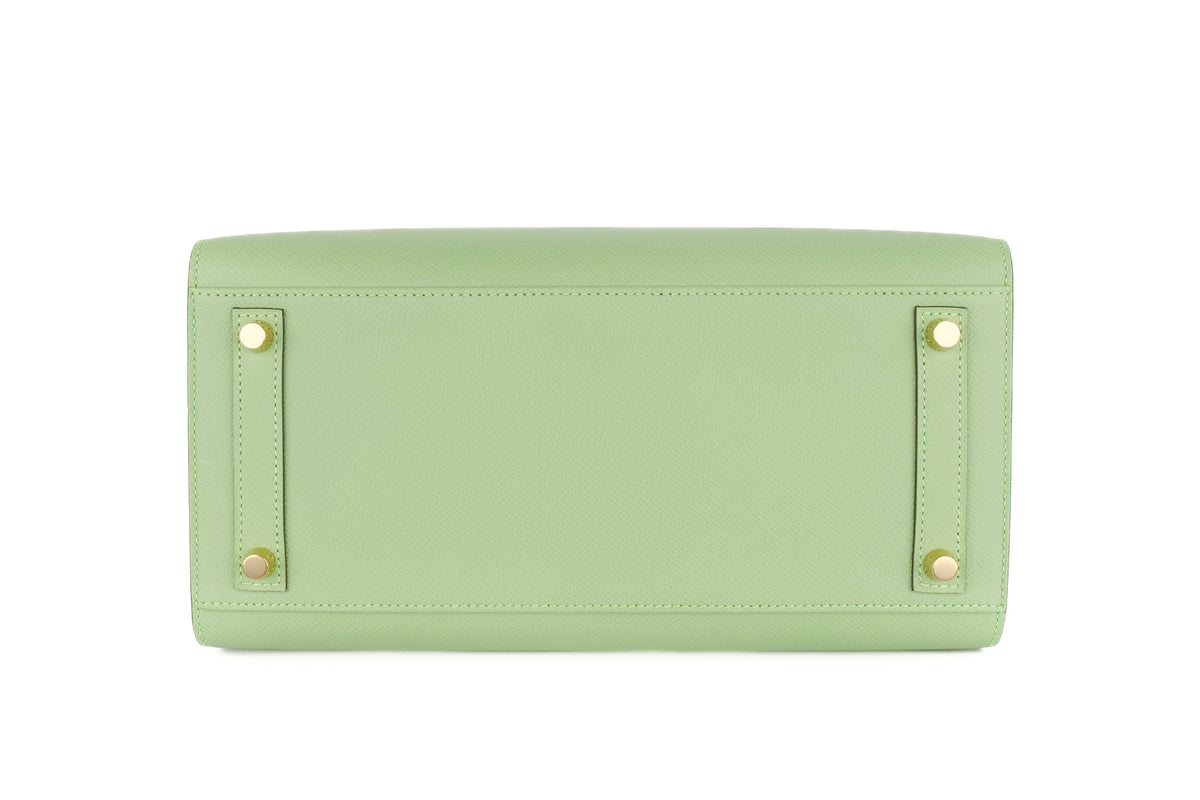 Hermès Birkin 30 Vert Criquet Epsom Sellier Gold Hardware - view 6