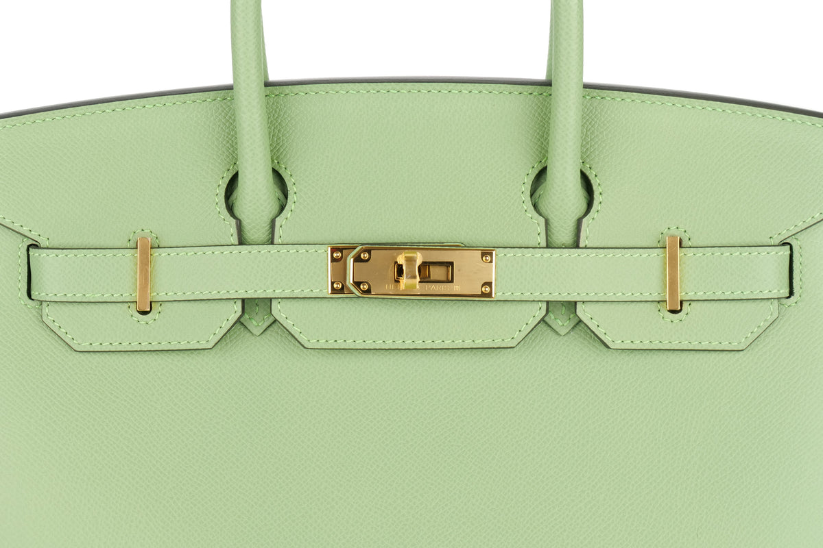 Hermès Birkin 30 Vert Criquet Epsom Sellier Gold Hardware - view 7