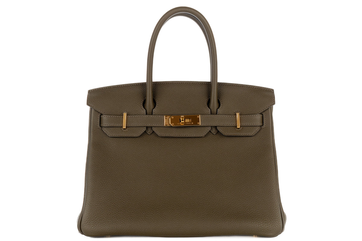 Hermès Birkin 30 Vert De Gris Togo Gold Hardware - view 1