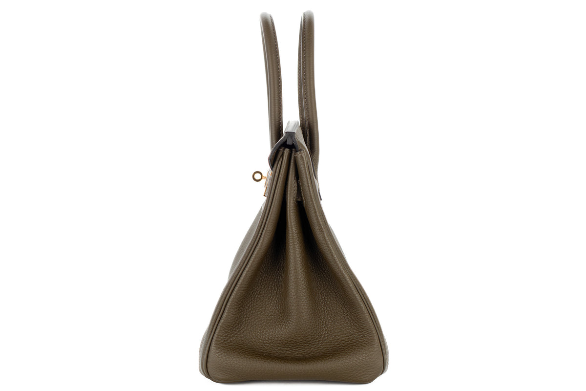 Hermès Birkin 30 Vert De Gris Togo Gold Hardware - view 4