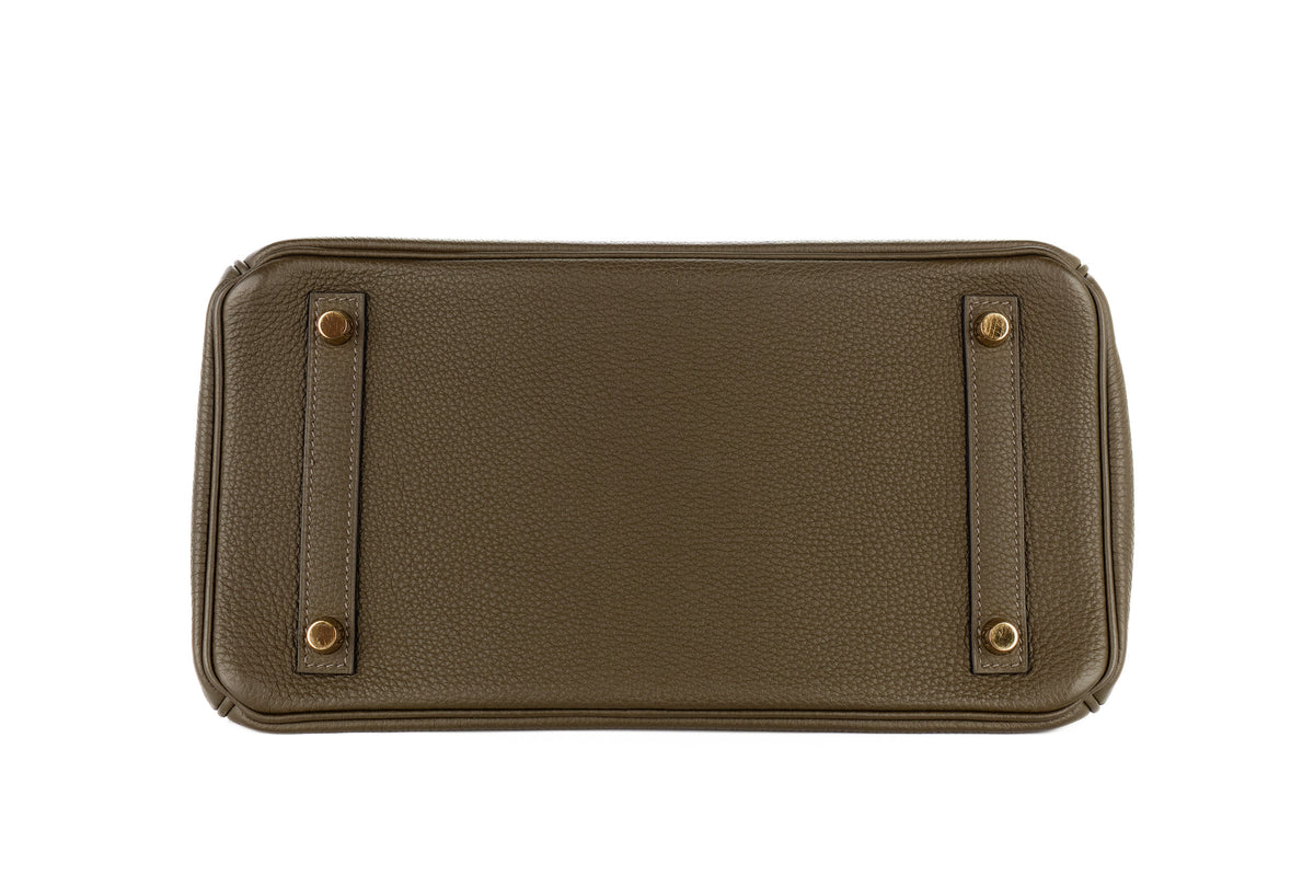 Hermès Birkin 30 Vert De Gris Togo Gold Hardware - view 6