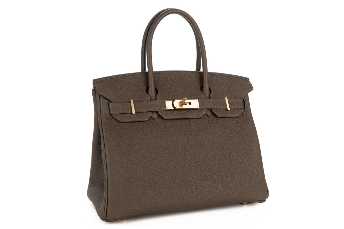 Hermès Birkin 30 Vert Loden Togo Permabrass Hardware - view 2