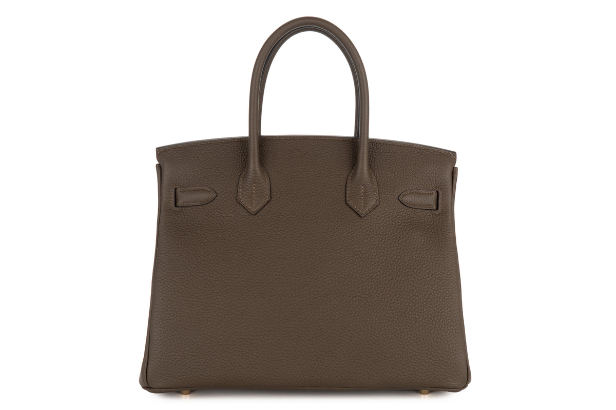 Hermès Birkin 30 Vert Loden Togo Permabrass Hardware - view 3