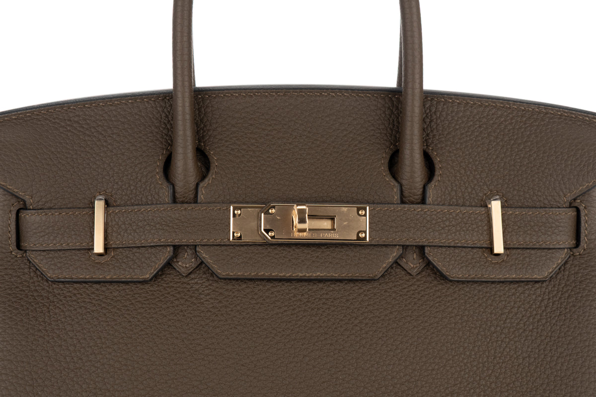 Hermès Birkin 30 Vert Loden Togo Permabrass Hardware - view 7