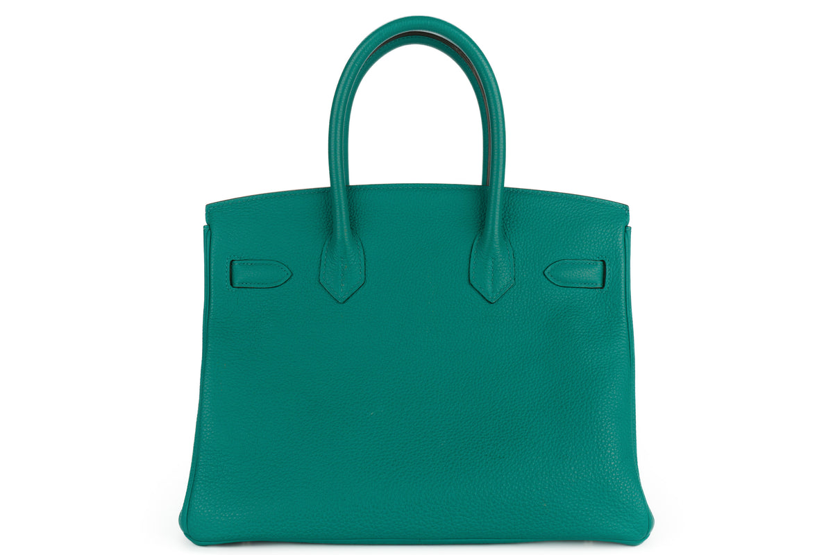 Hermès Birkin 30 Vert Verone Togo Palladium Hardware - view 3