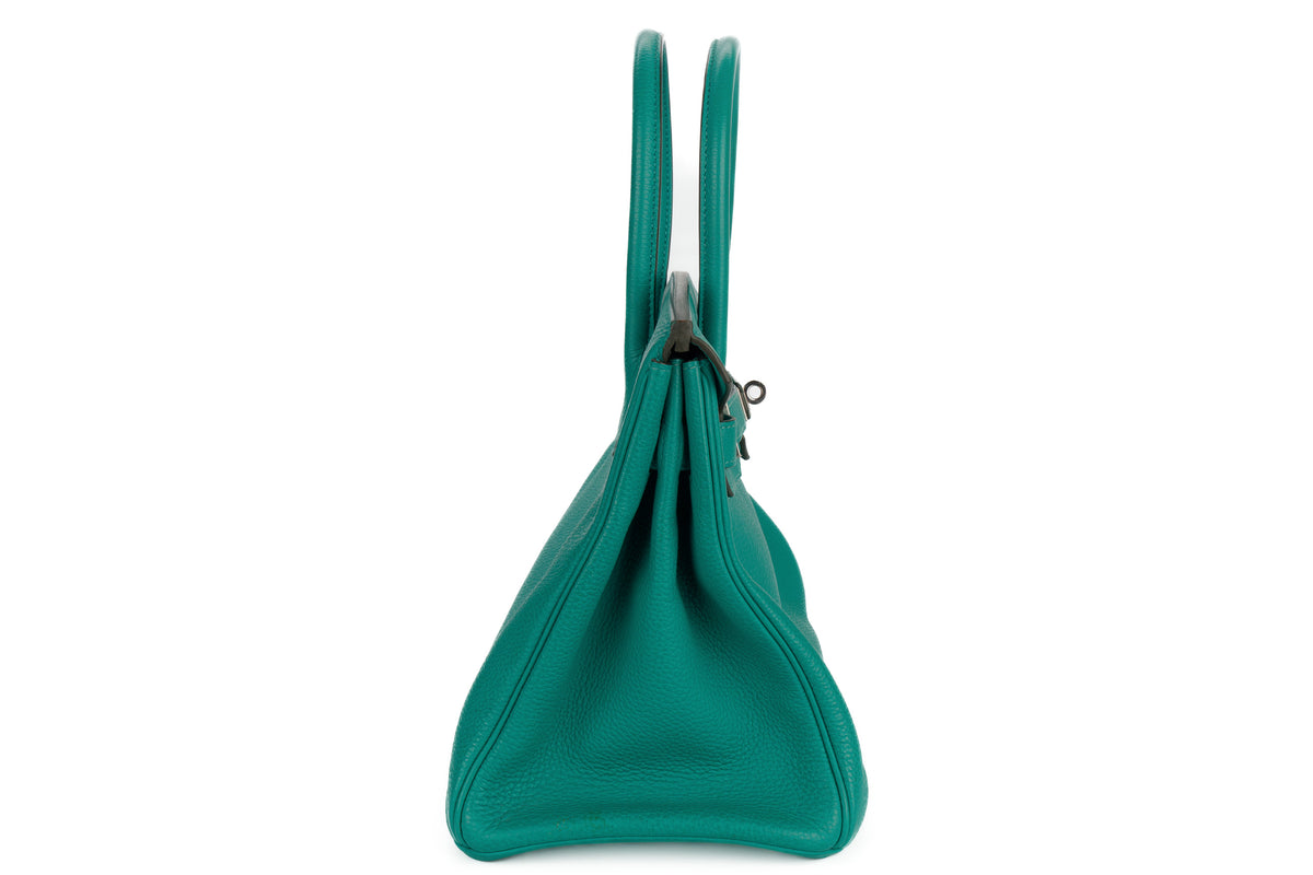 Hermès Birkin 30 Vert Verone Togo Palladium Hardware - view 5