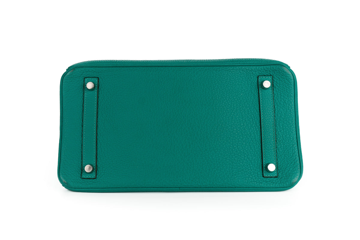Hermès Birkin 30 Vert Verone Togo Palladium Hardware - view 6