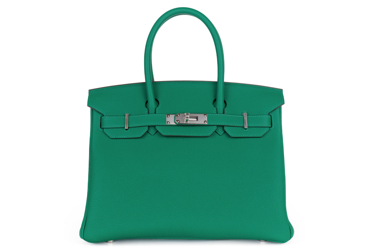 Hermès Birkin 30 Vert Vertigo Togo Palladium Hardware - view 1