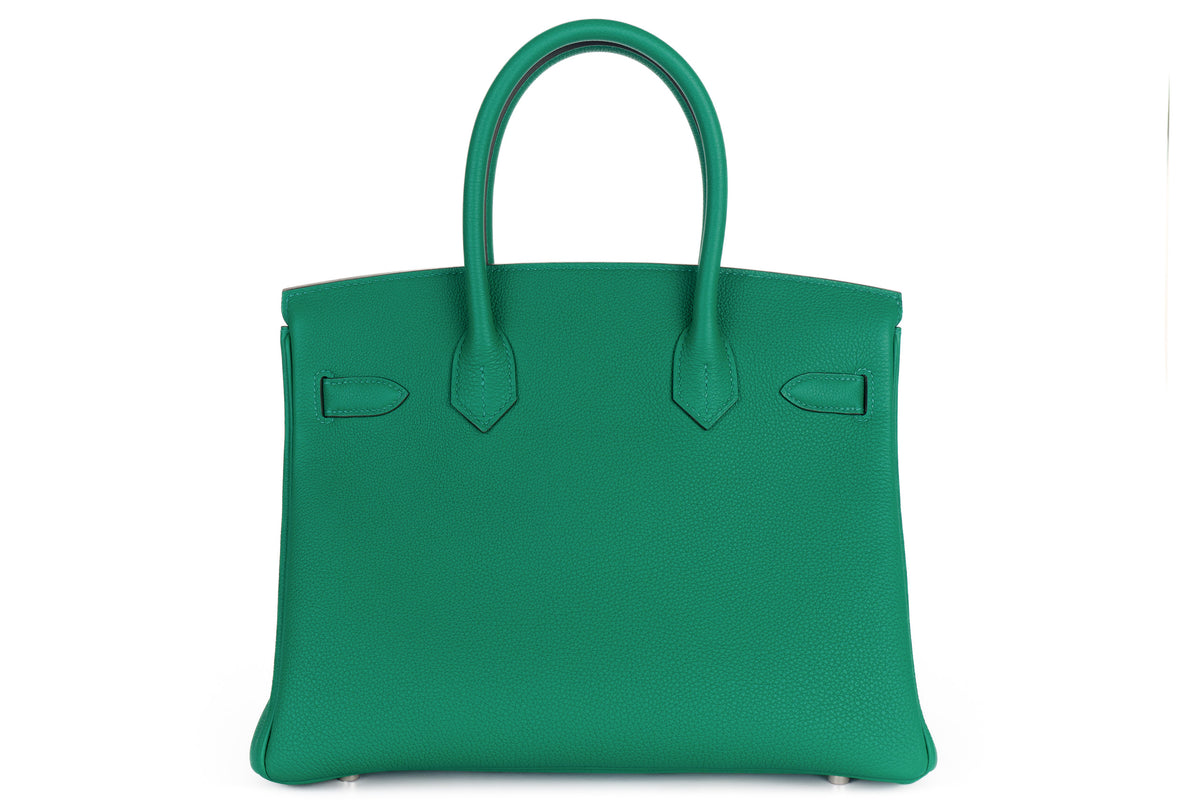 Hermès Birkin 30 Vert Vertigo Togo Palladium Hardware - view 3