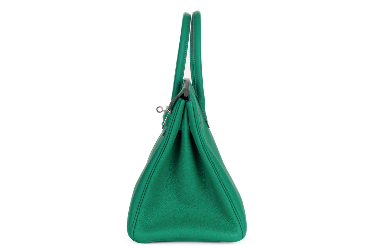 Hermès Birkin 30 Vert Vertigo Togo Palladium Hardware - view 4