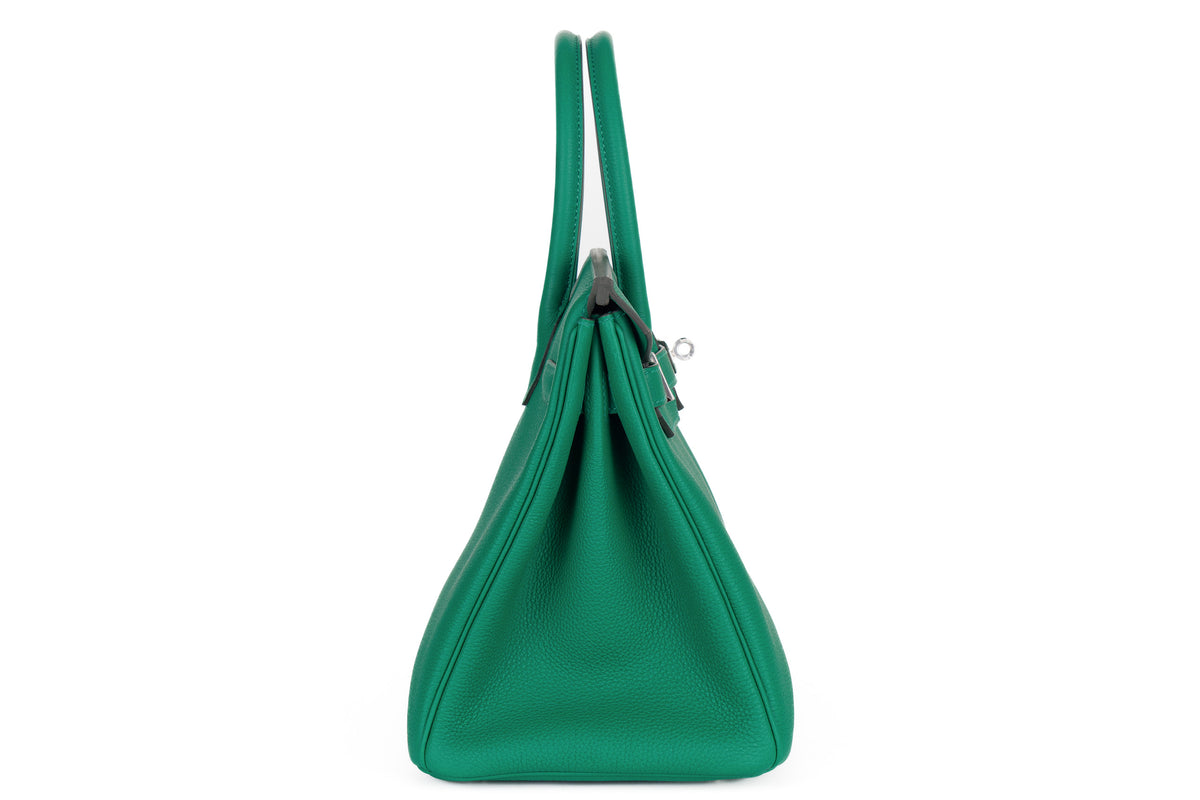 Hermès Birkin 30 Vert Vertigo Togo Palladium Hardware - view 5