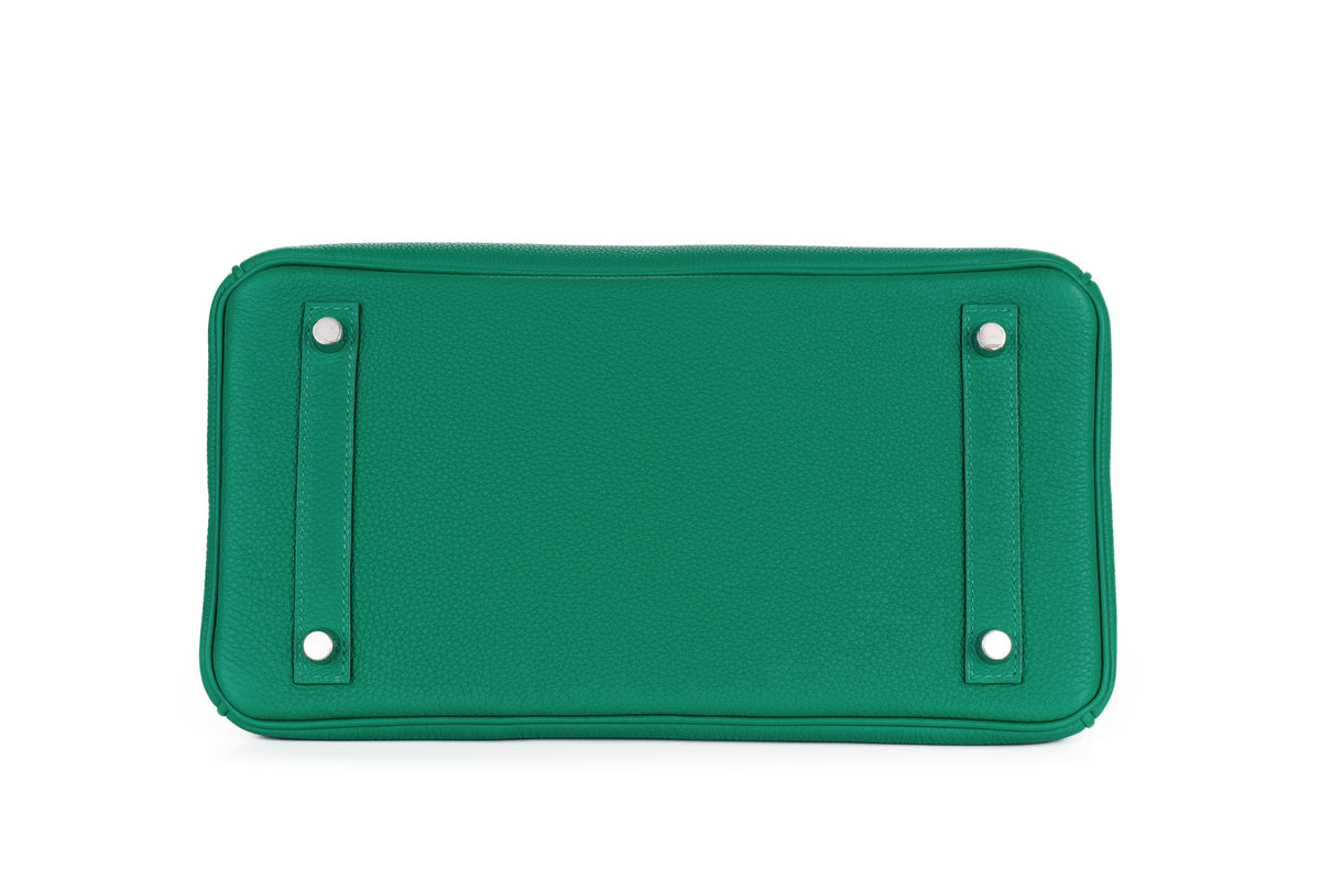 Hermès Birkin 30 Vert Vertigo Togo Palladium Hardware - view 6