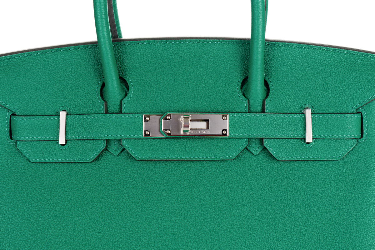 Hermès Birkin 30 Vert Vertigo Togo Palladium Hardware - view 7