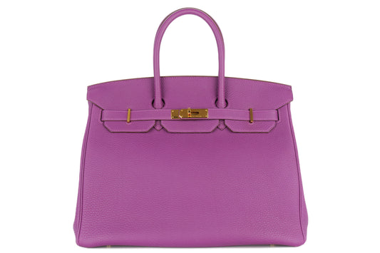 Hermès Birkin 35 Anemone Togo Gold Hardware - view 1