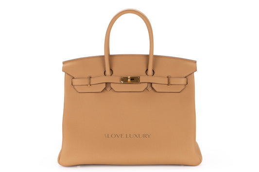 Hermès Birkin 35 Biscuit Togo Gold Hardware - view 1