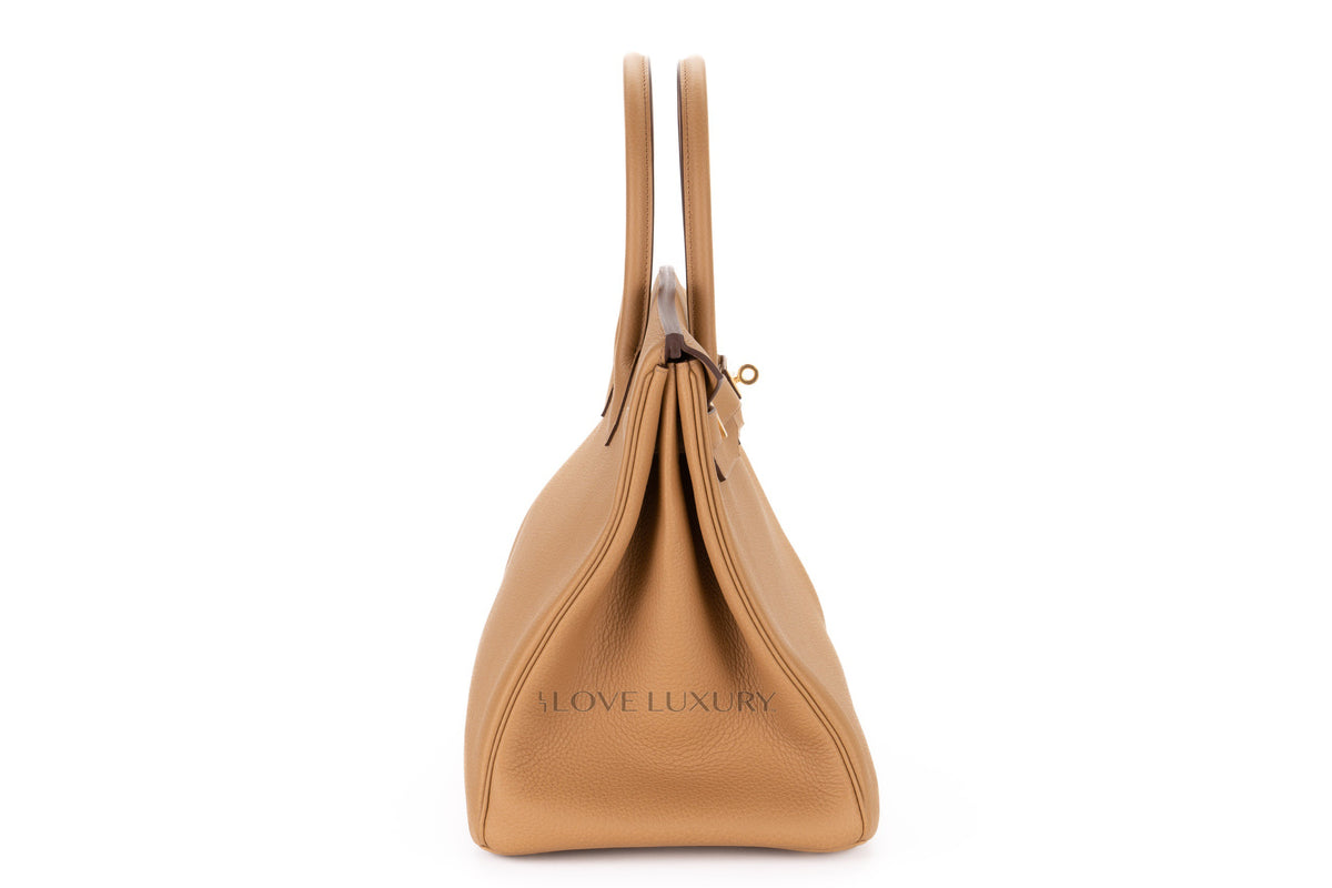 Hermès Birkin 35 Biscuit Togo Gold Hardware - view 6