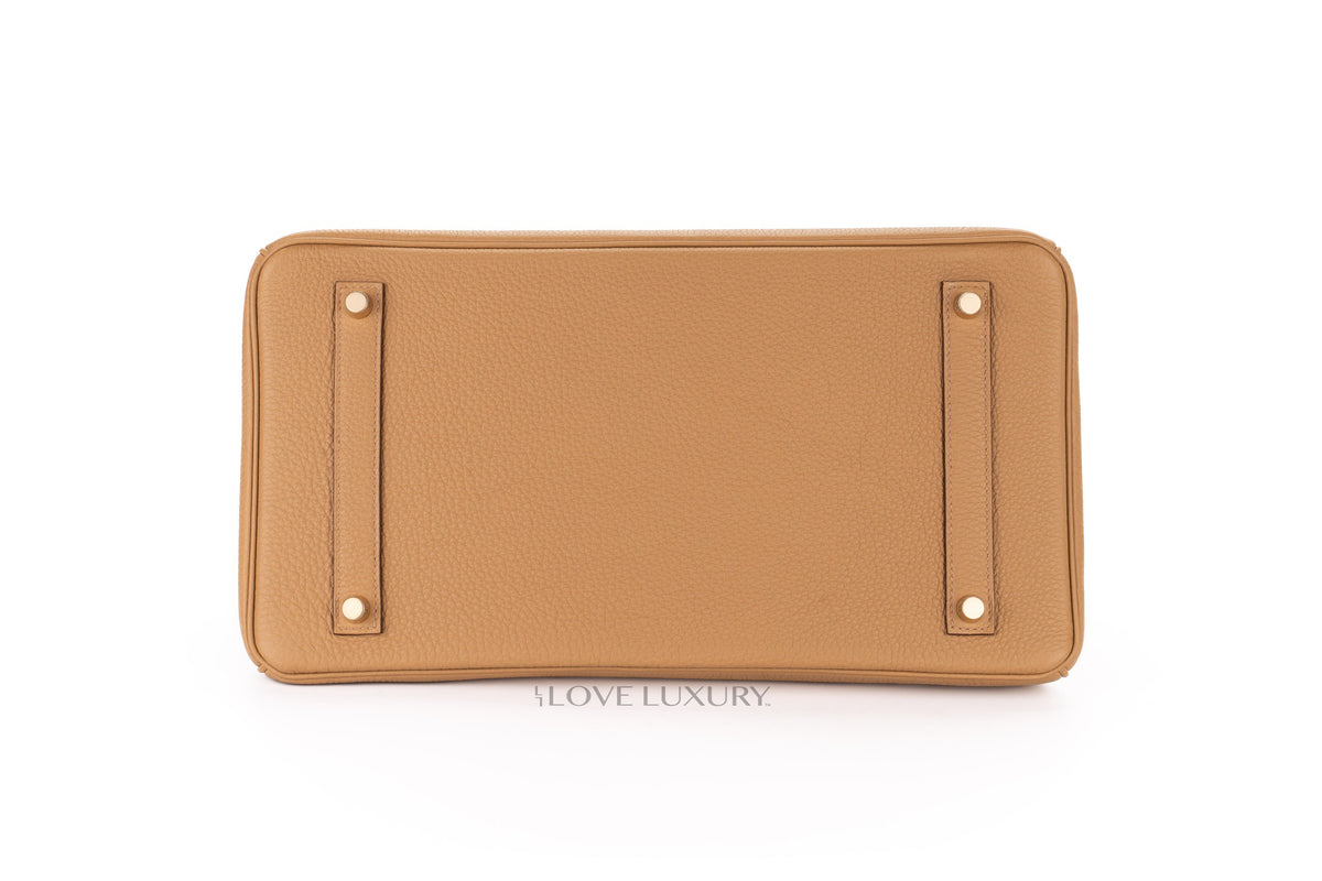 Hermès Birkin 35 Biscuit Togo Gold Hardware - view 7