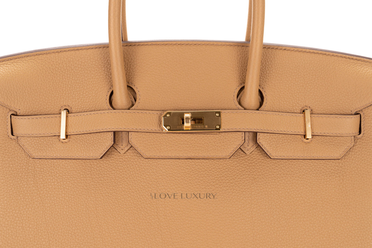 Hermès Birkin 35 Biscuit Togo Gold Hardware - view 8