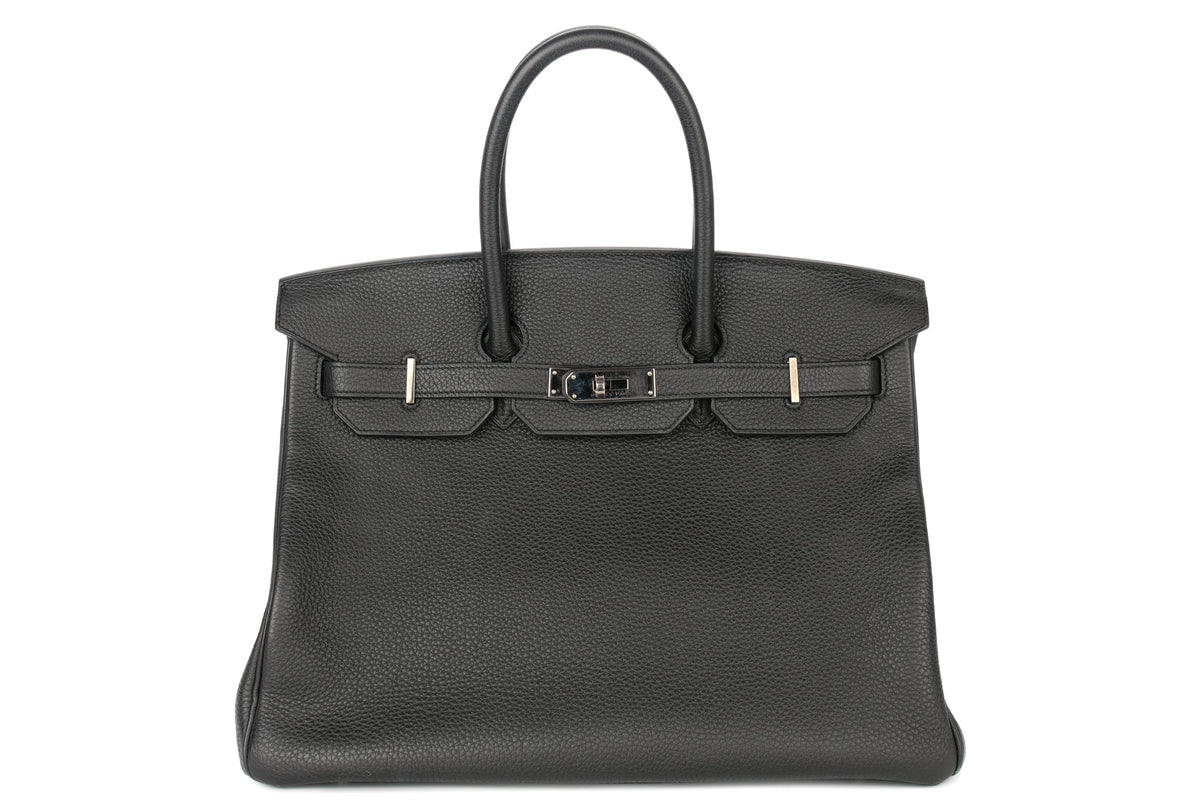 Hermès Birkin 35 Noir - Black Togo Palladium Hardware - view 1