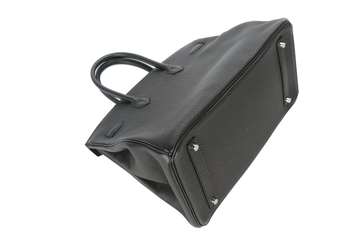 Hermès Birkin 35 Noir - Black Togo Palladium Hardware - view 11