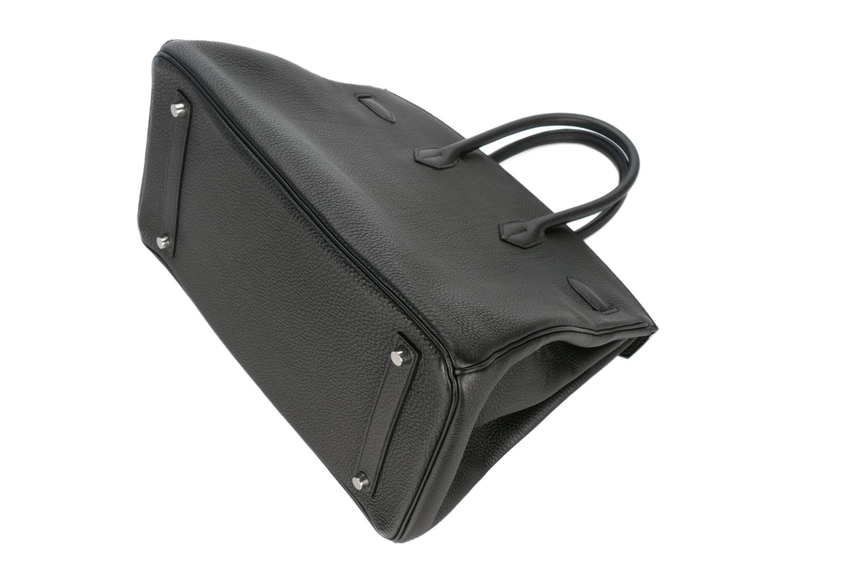 Hermès Birkin 35 Noir - Black Togo Palladium Hardware - view 12