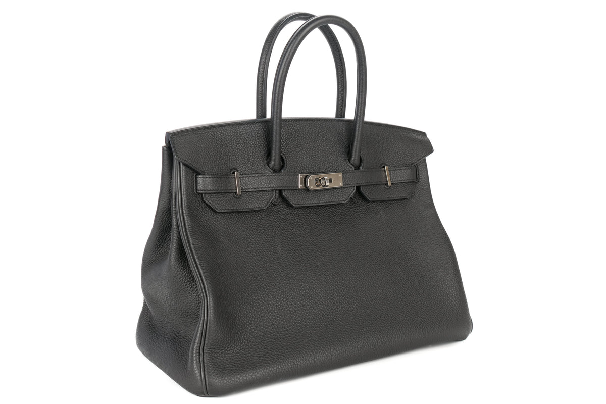 Hermès Birkin 35 Noir - Black Togo Palladium Hardware - view 2